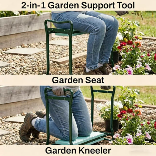 Garden Kneeler Seat 2-in-1